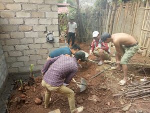 Baustelle in Ban Trang