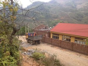 07. April 2017. Umzäunung des Kindergartens in Ca Thanh.