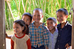 Kinder aus Vo Thau Chai, Nordvietnam