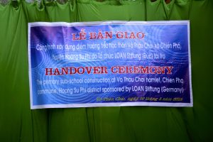 LOAN Stiftung baut in Vo Thau Chai