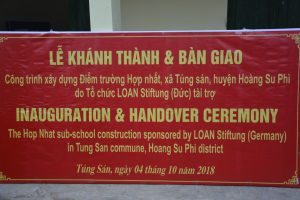 LOAN Stiftung baut Kindergarten in Ha Giang
